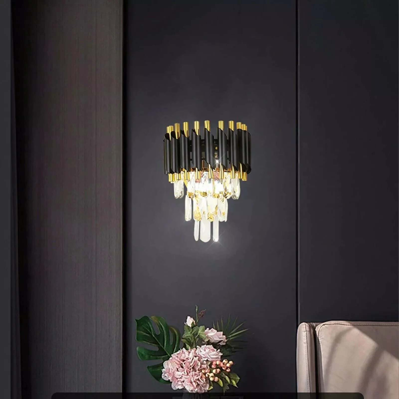 Skyla Crystal Wall Light - Image 4