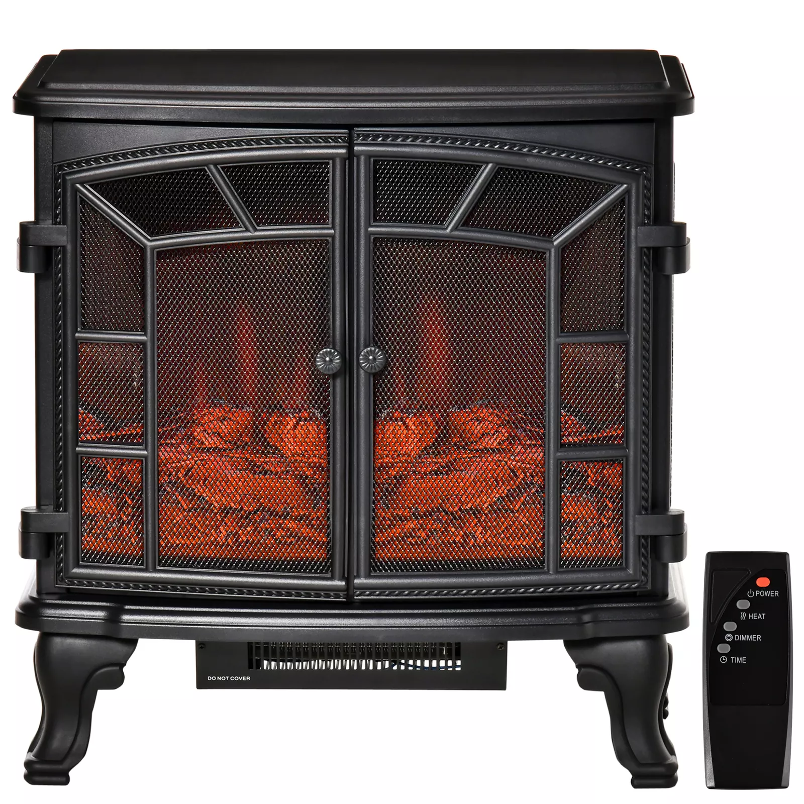 Small Decorative Electric Log Fireplace - Image 3