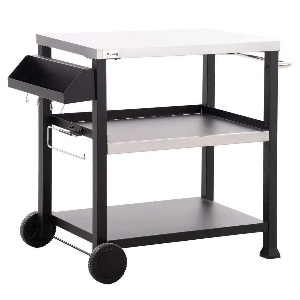 Smith Outdoor Bar Cart - Image 2
