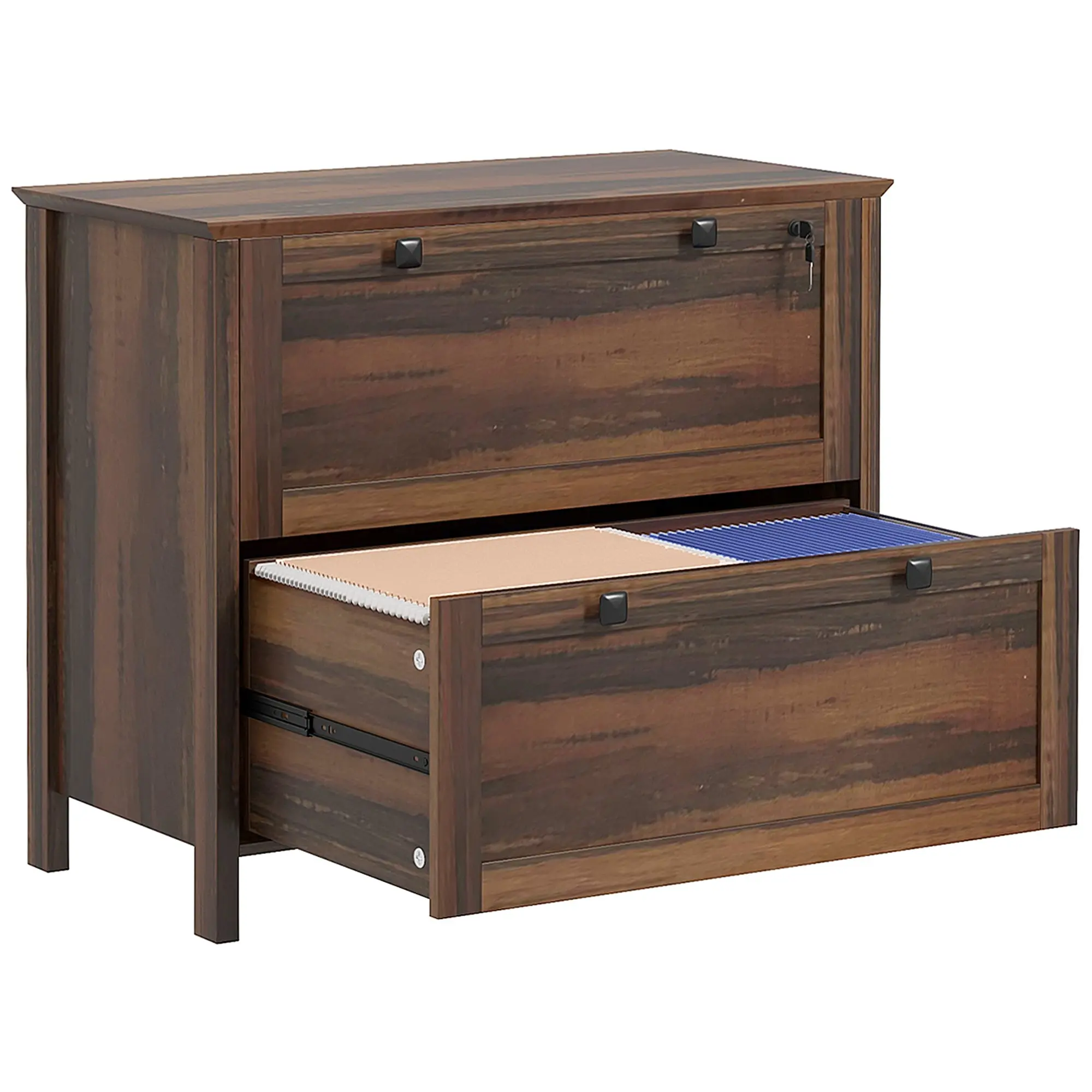 Solis 2 Drawers Lateral Filing Cabinet With Lock - Image 3
