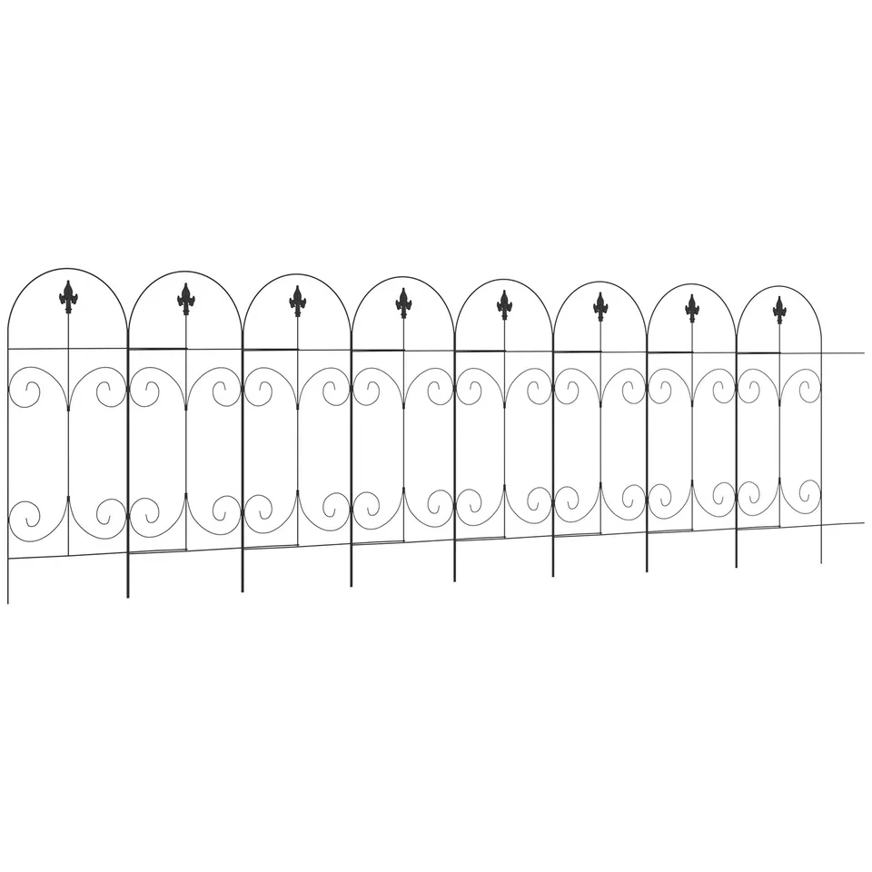 Spears Decorative Garden Fence (Set of 8) - Image 2