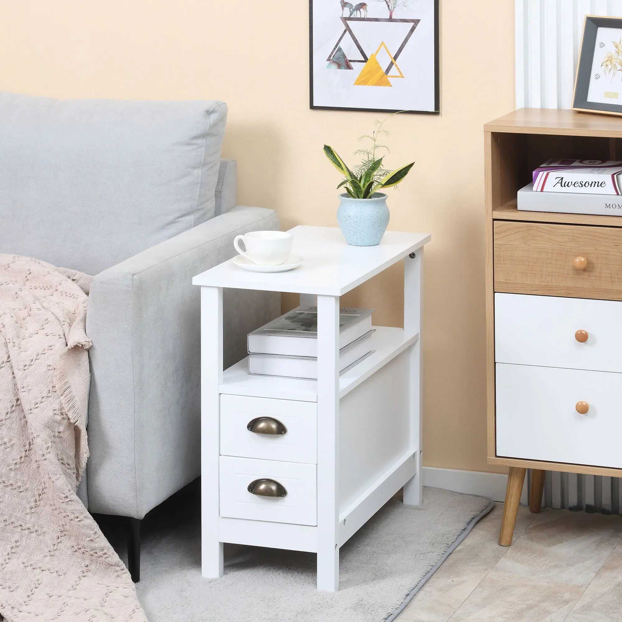 Spence Slim Living Room End Table - Image 8
