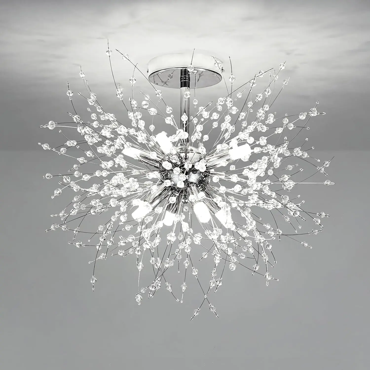 Spike LED Semi Flush Ceiling Light - Image 4