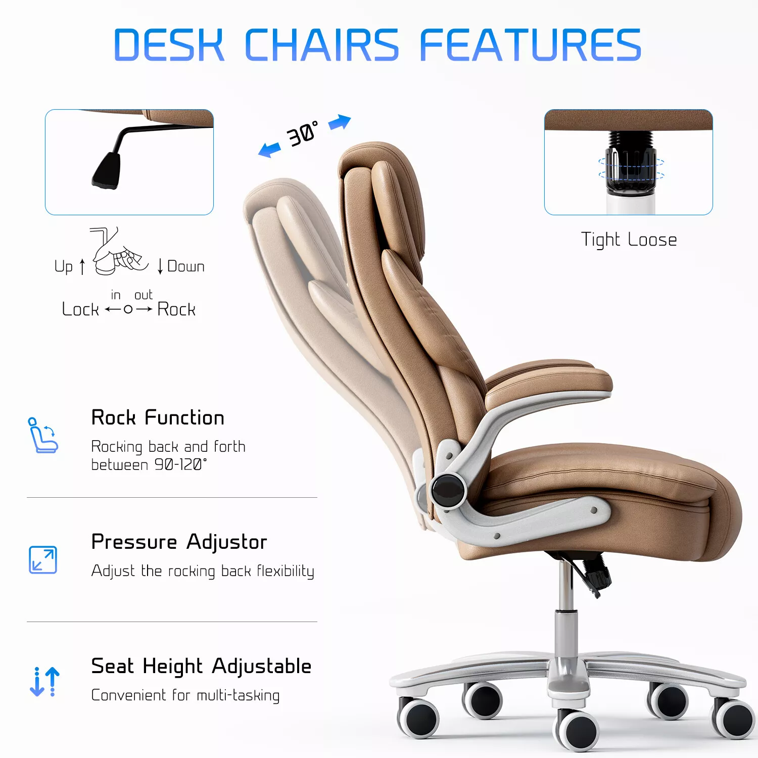 Tapia Big & Tall Ergonomic Office Chair - Image 3