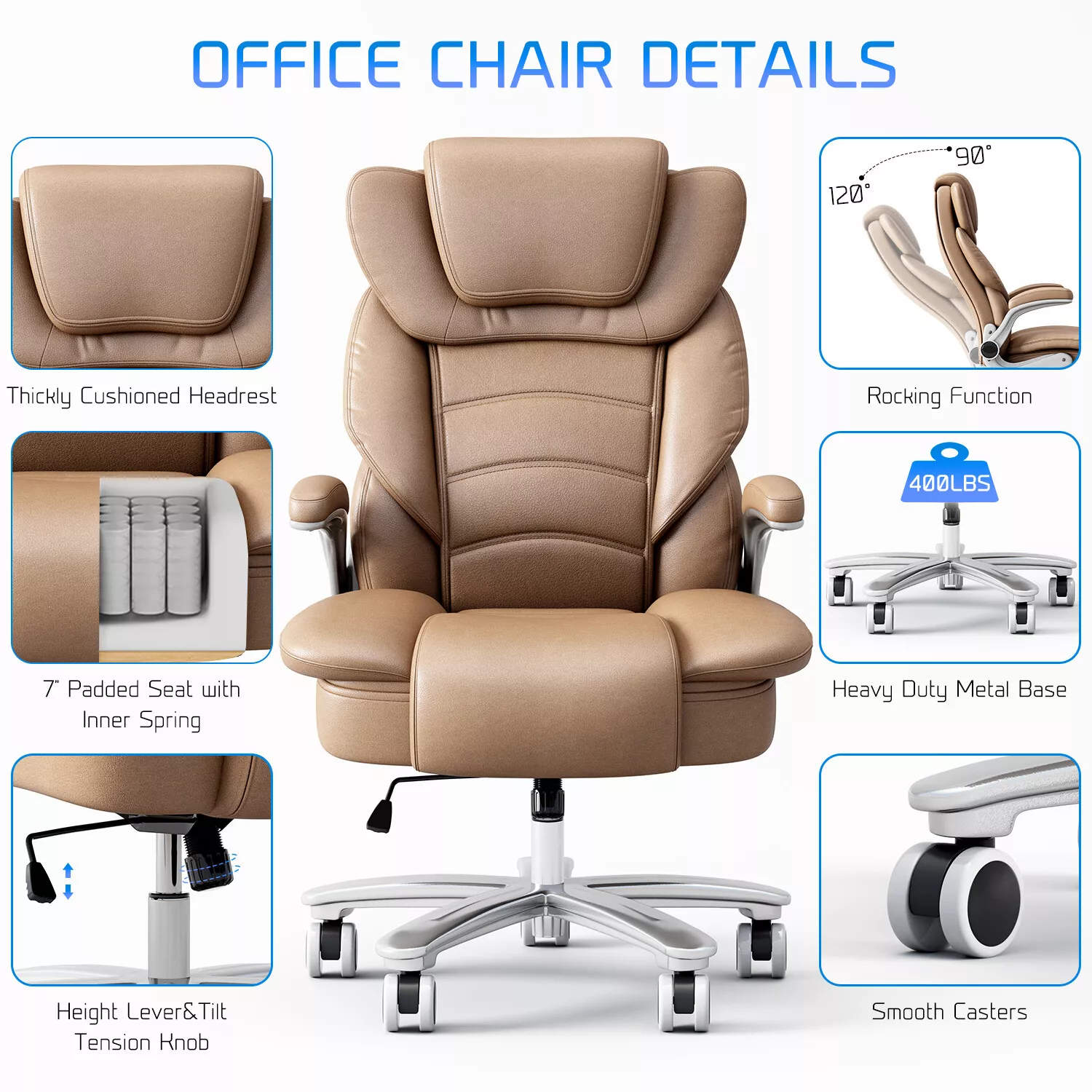 Tapia Big & Tall Ergonomic Office Chair - Image 4