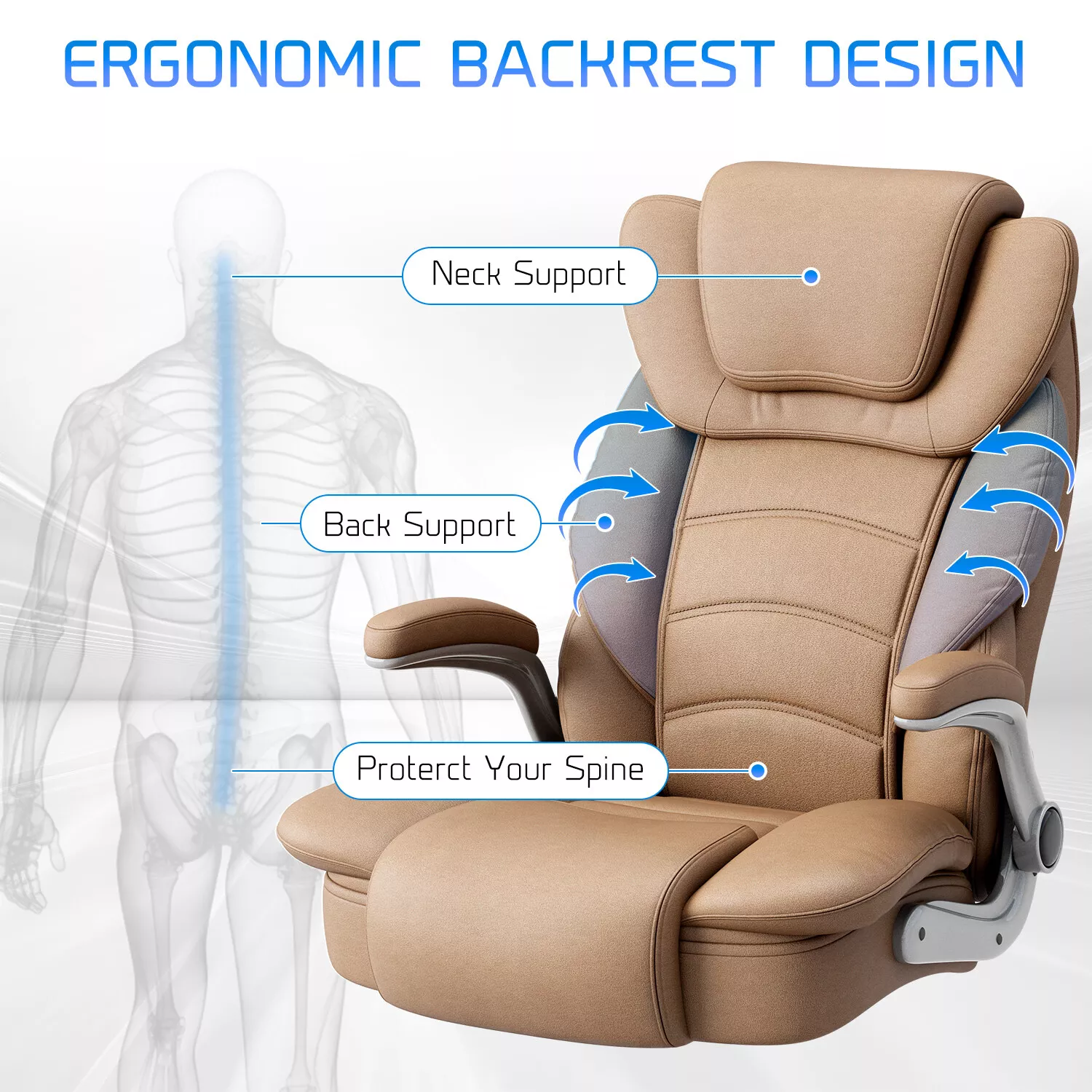 Tapia Big & Tall Ergonomic Office Chair - Image 5