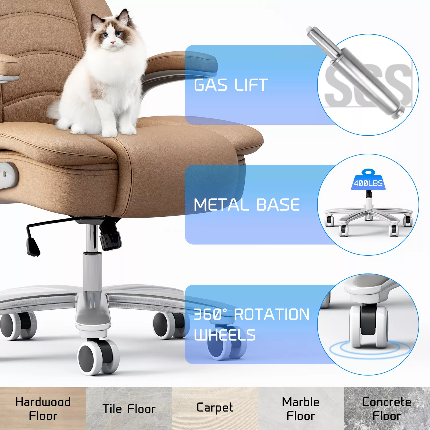 Tapia Big & Tall Ergonomic Office Chair - Image 6