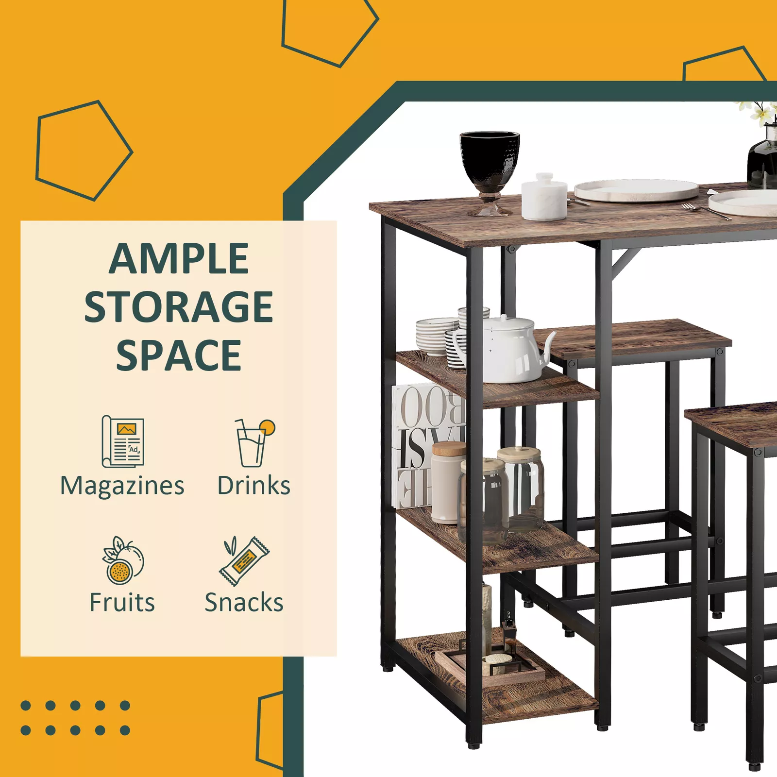 Taylor Kitchen Counter Height Dining Table - Image 6