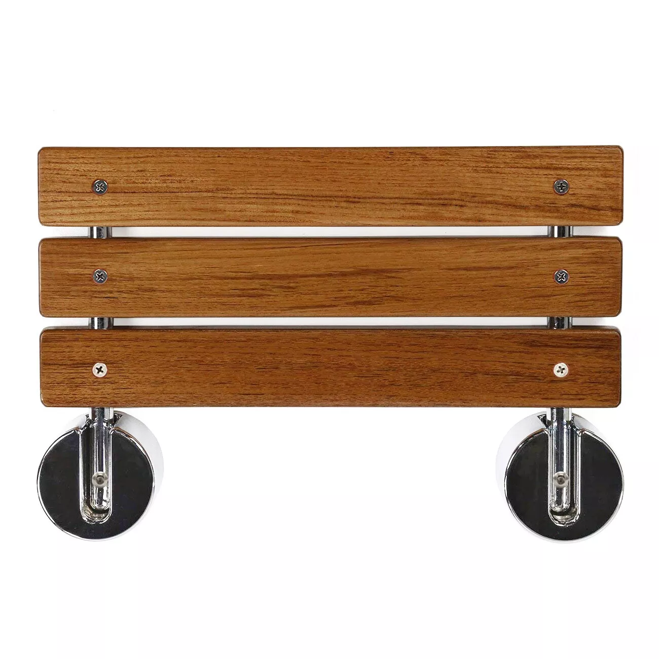 Teak Wall Mounted Folding Shower Seat - Image 5