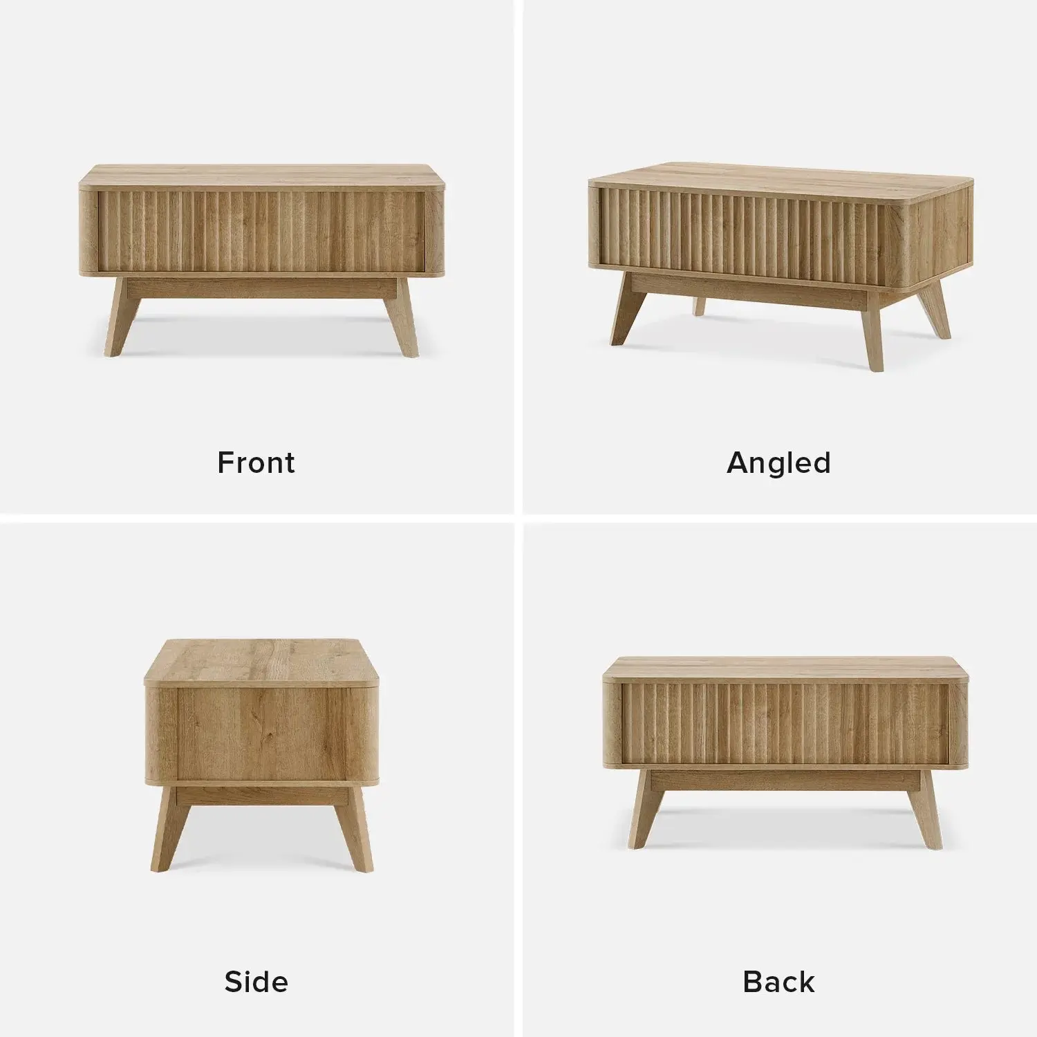 Tegan Mid Century Lift Top Coffee Table - Image 4