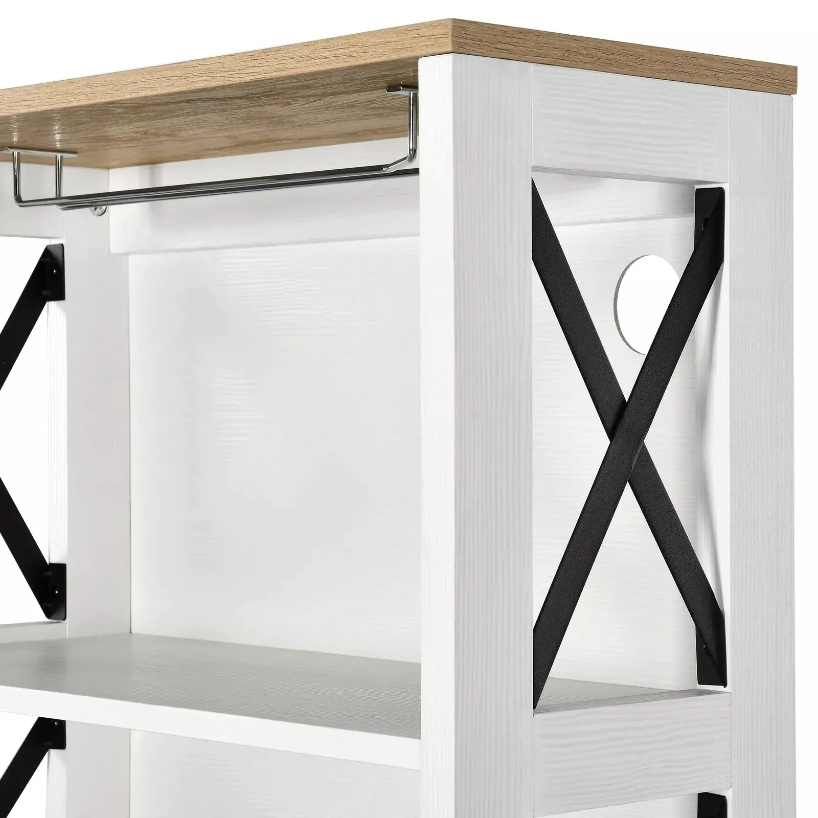Thalia Kitchen Pantry Cabinet Hutch - Image 5
