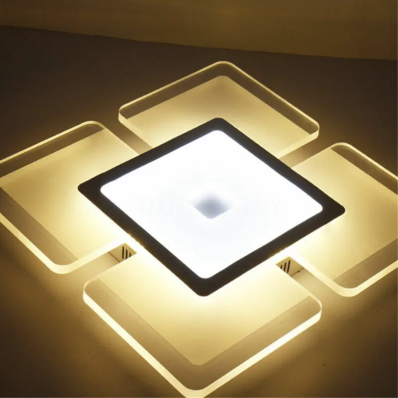Thin Square Flush Mount Ceiling Light - Image 3