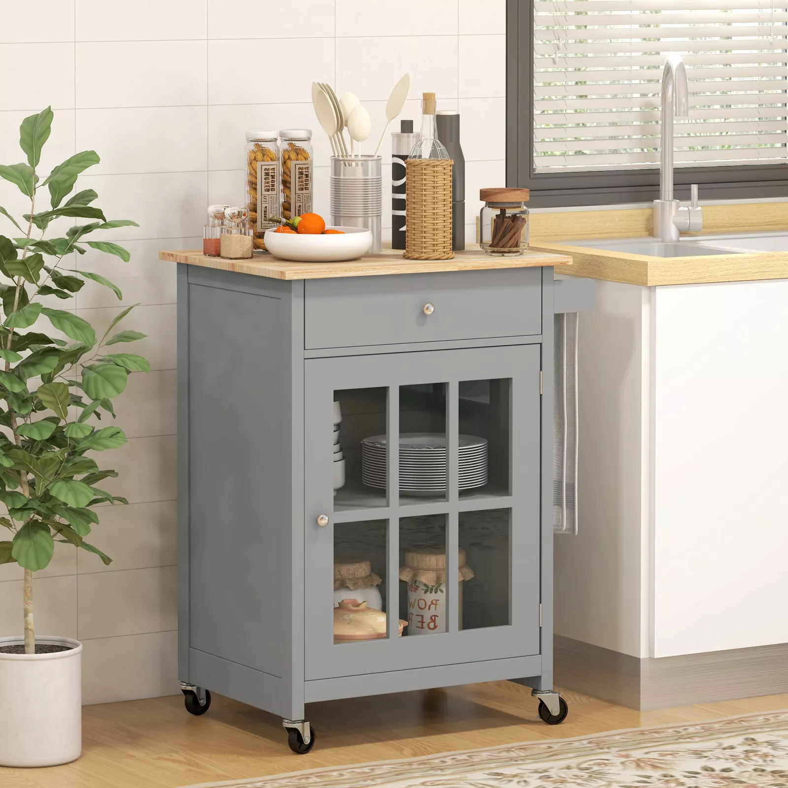 Tia Small Kitchen Island - Image 9