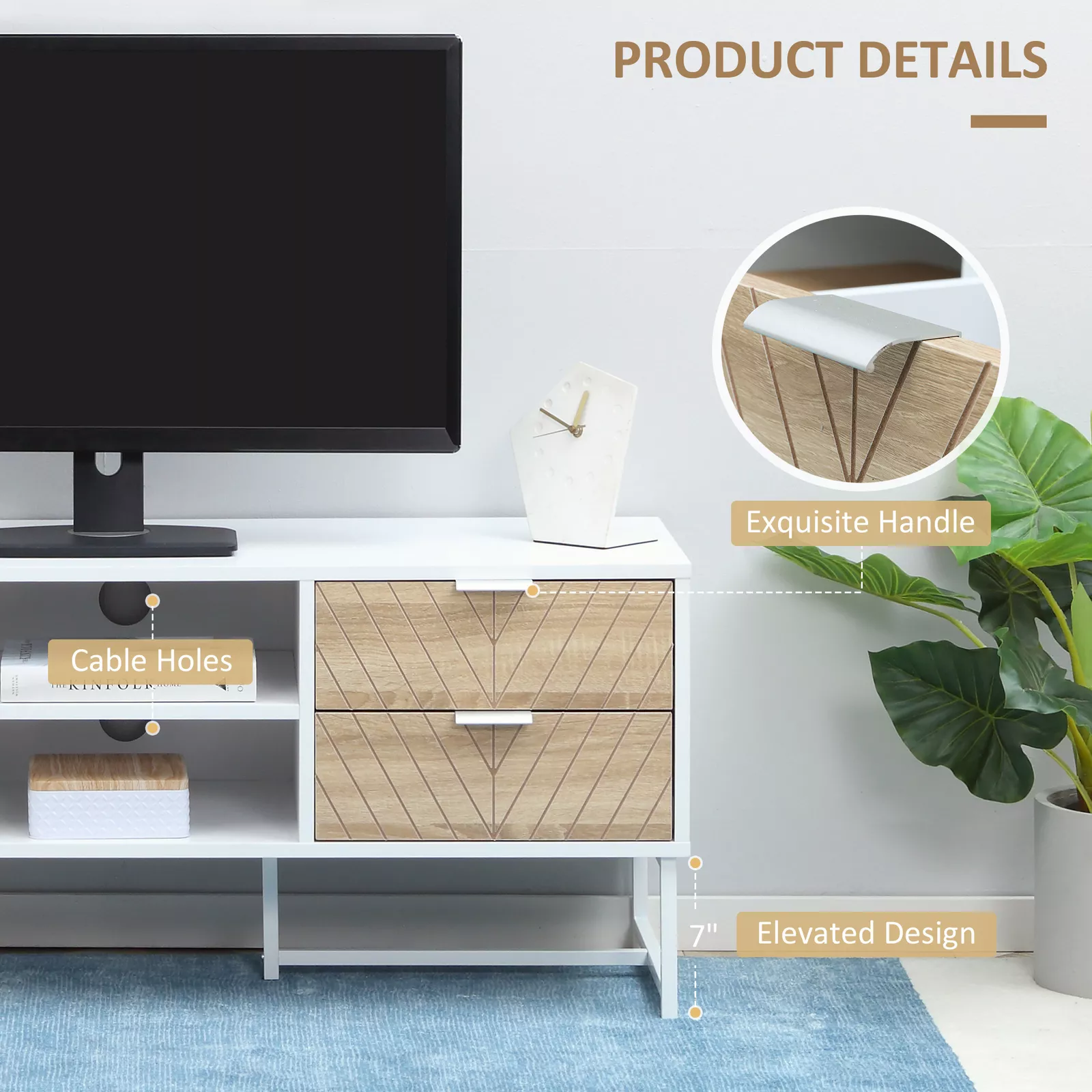 Tiana Modern TV Console Stand - Image 4