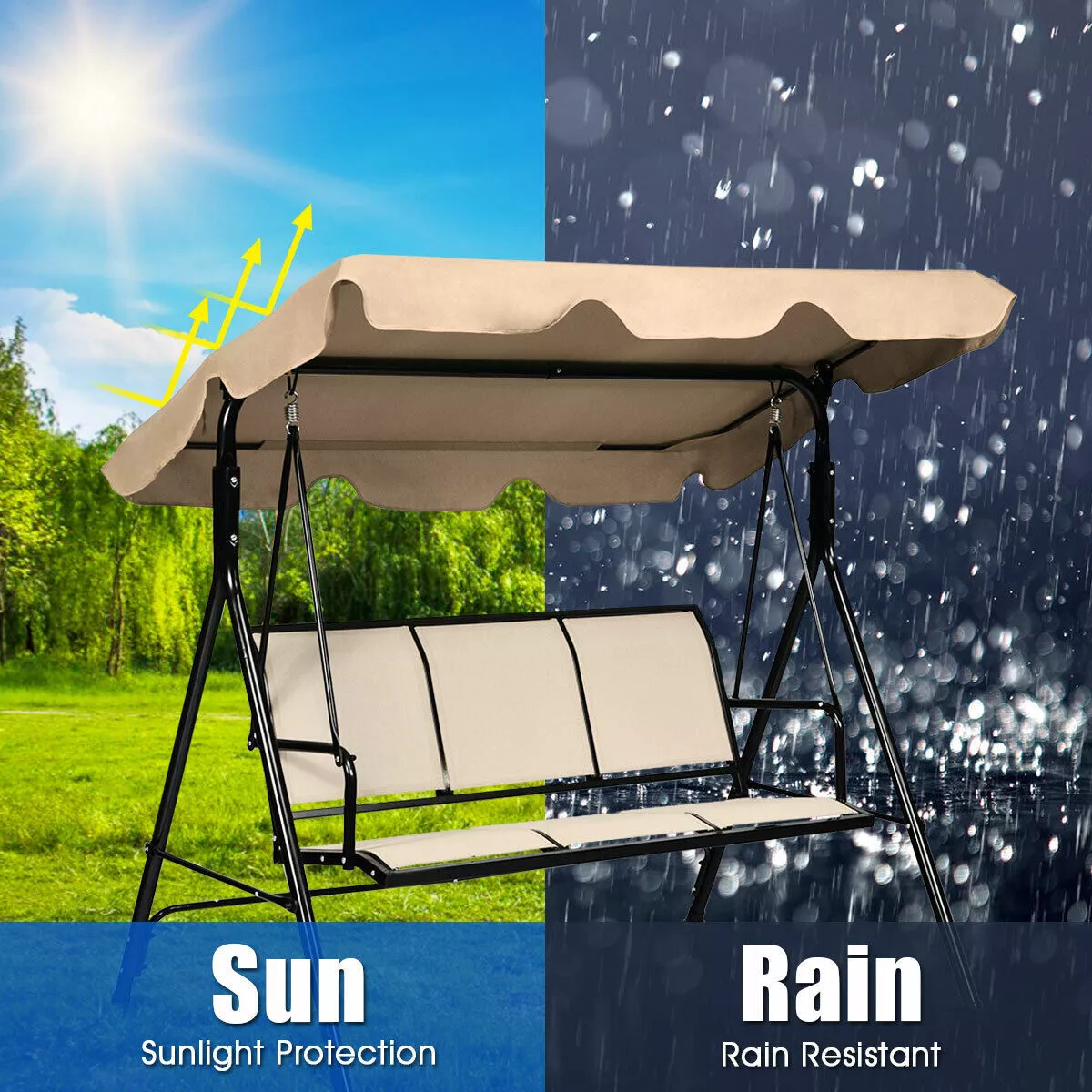 Tim Outdoor Darden Swing Chair - Image 6