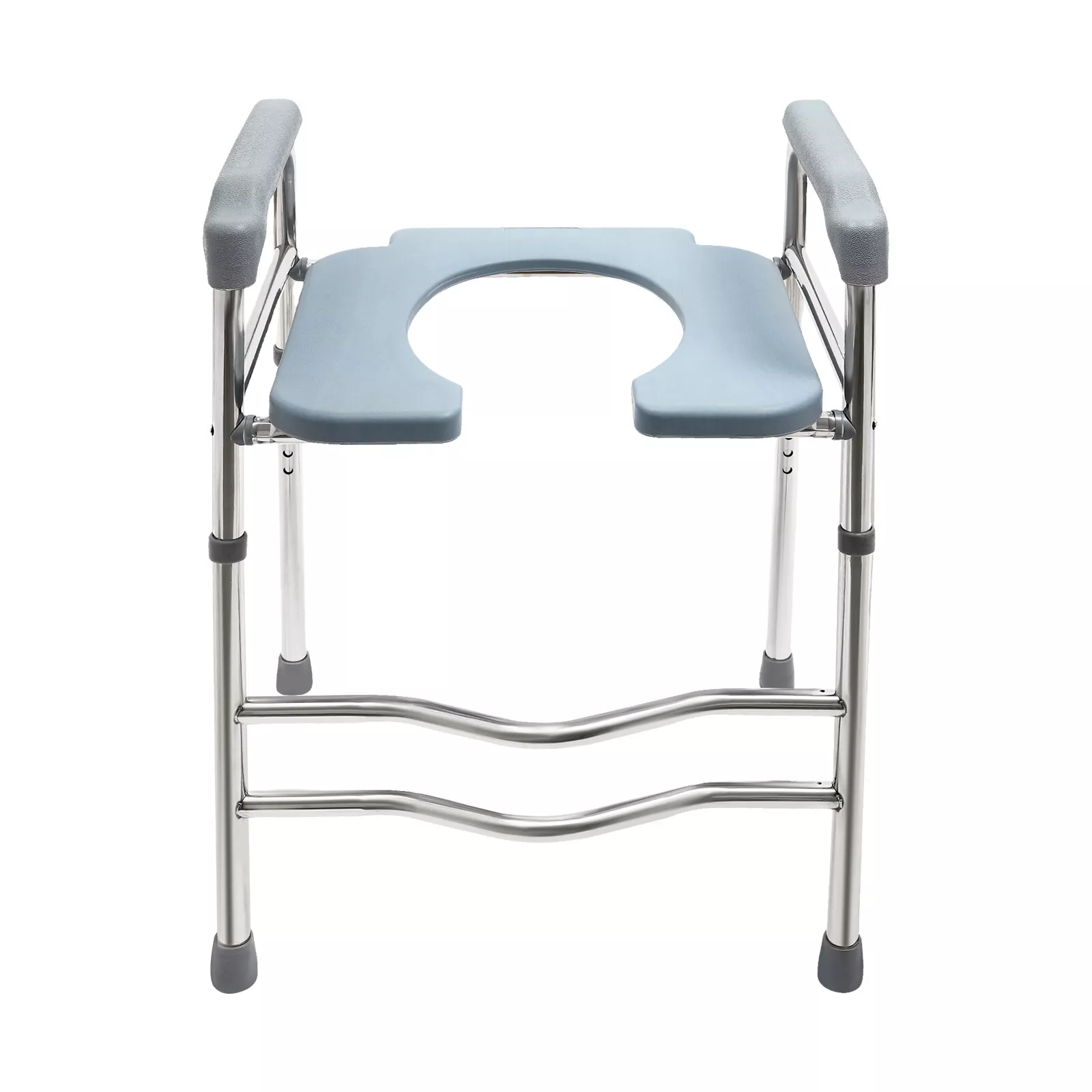 Toilet Commode Seat Riser With Handles - Image 3