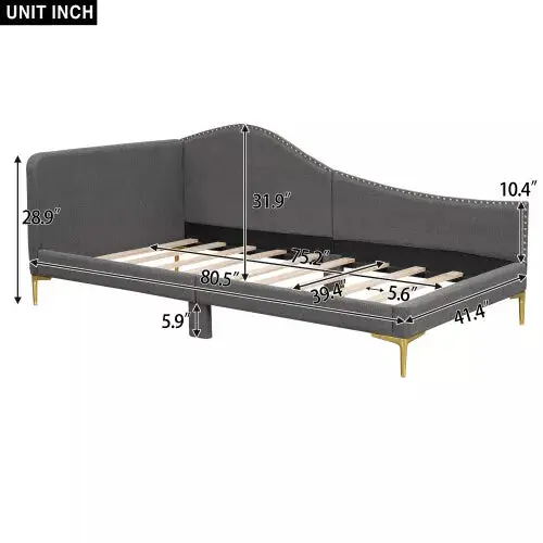 Tony Upholstered Sofa Daybed - Image 6