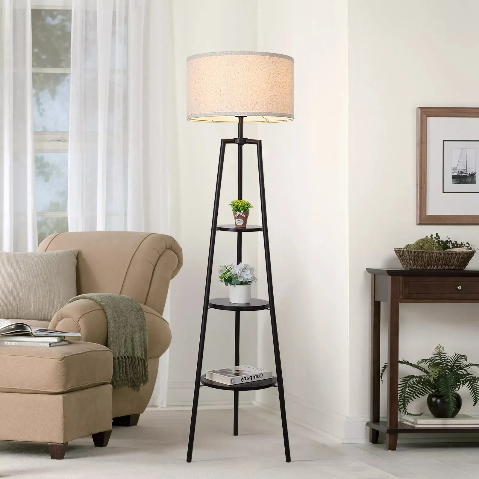 Tripod Living Room Standing Floor Lamp - Image 2