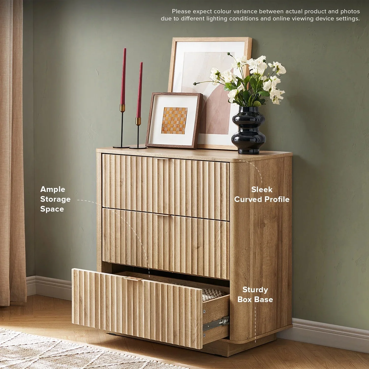 Tyler Mid Century Credenza Cabinet - Image 3