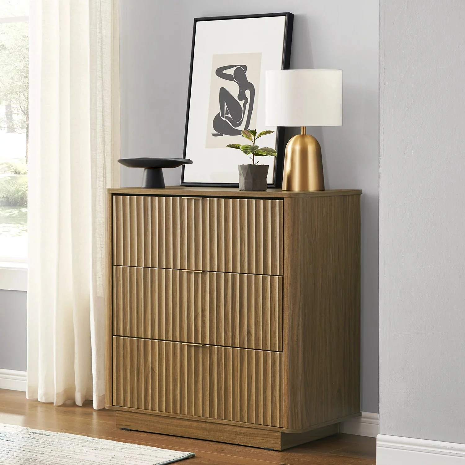 Tyler Mid Century Credenza Cabinet - Image 5