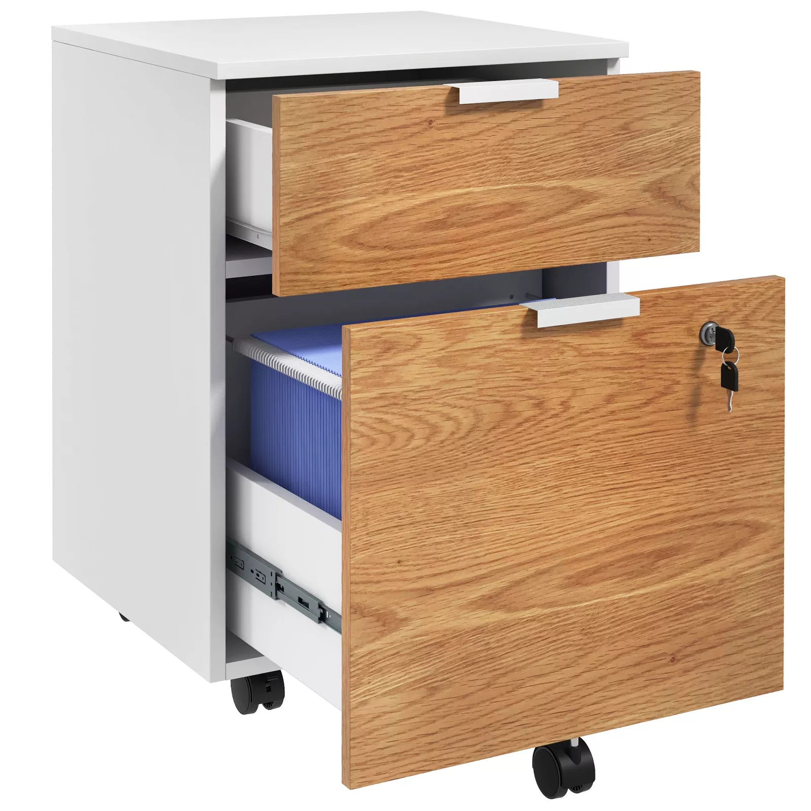 Under Table 2 Drawers File Cabinet - Image 2