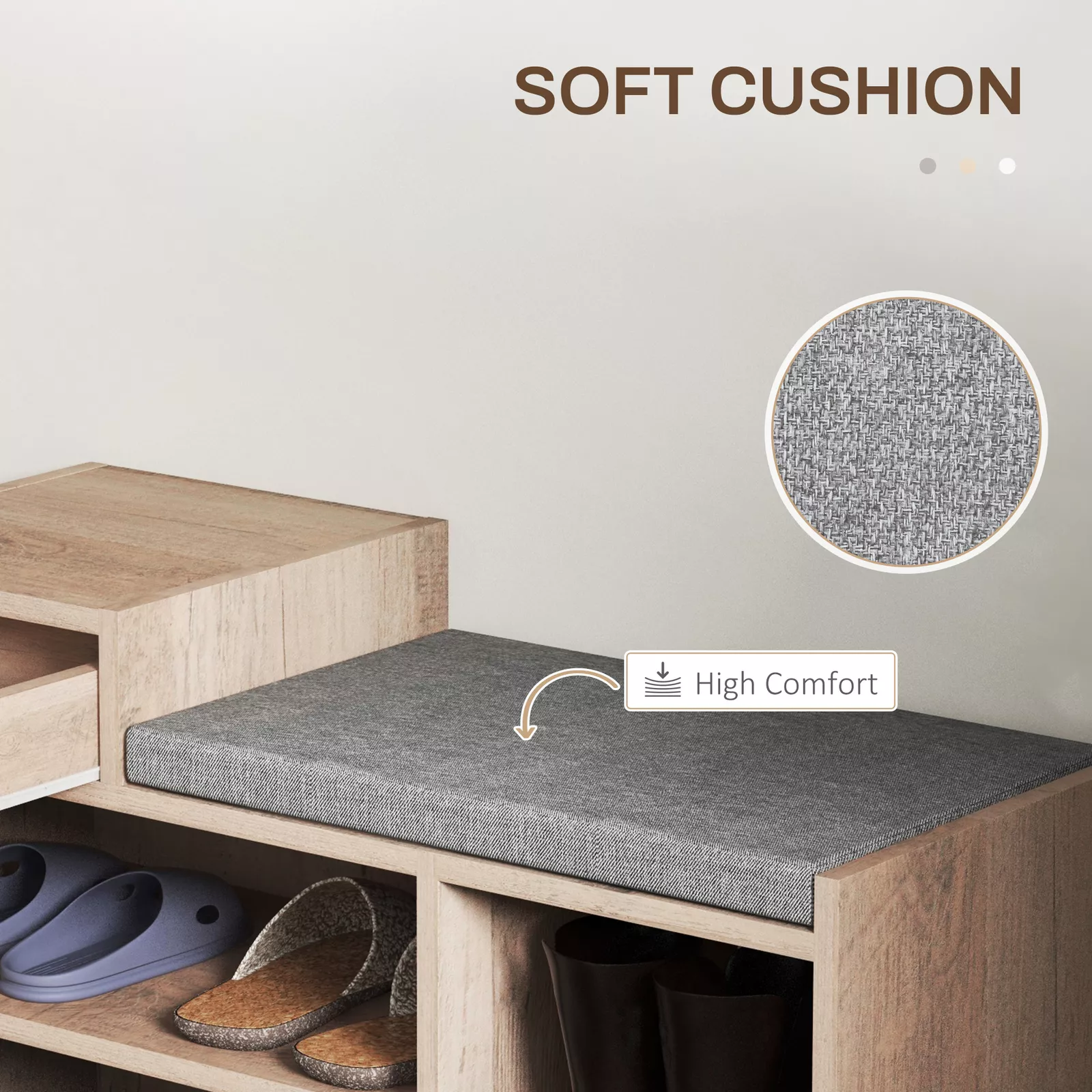 Vaughn Entryway Storage Bench - Image 5