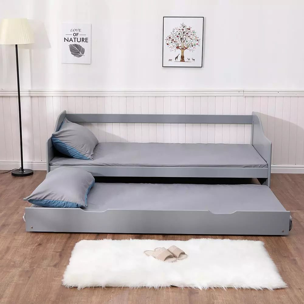 Vinnie Single Trundle Bed With Pull Out - Image 2