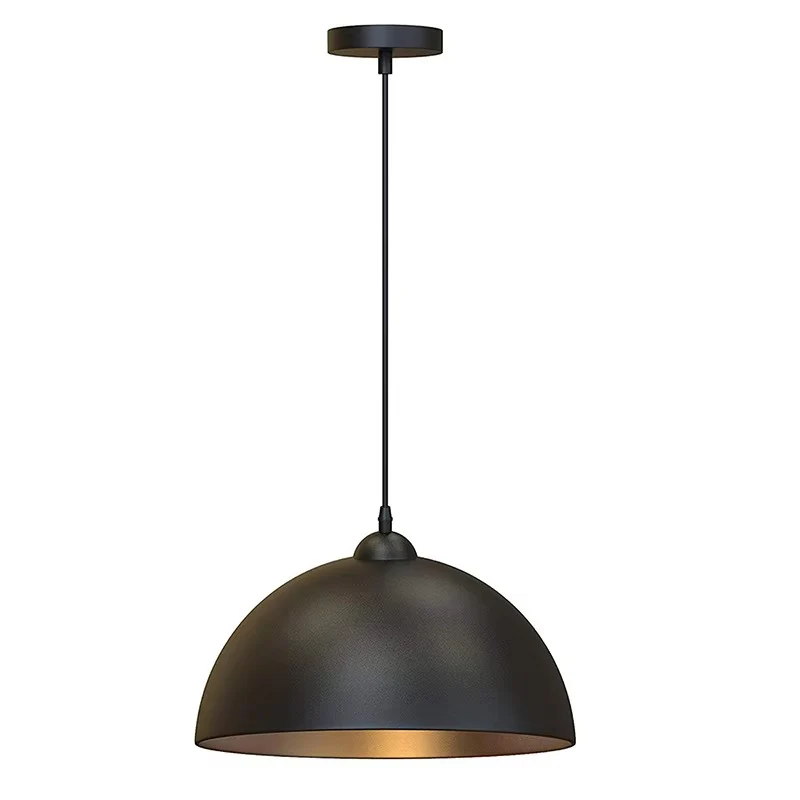 Vintage Black Pendant Light - Image 2