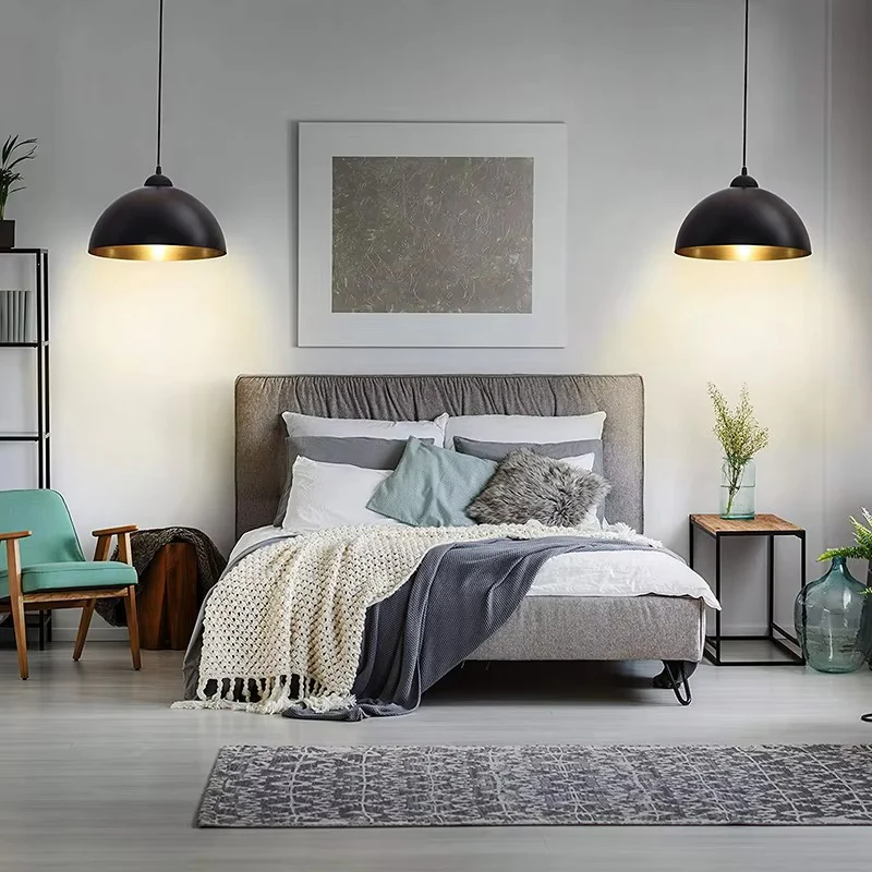 Vintage Black Pendant Light - Image 3