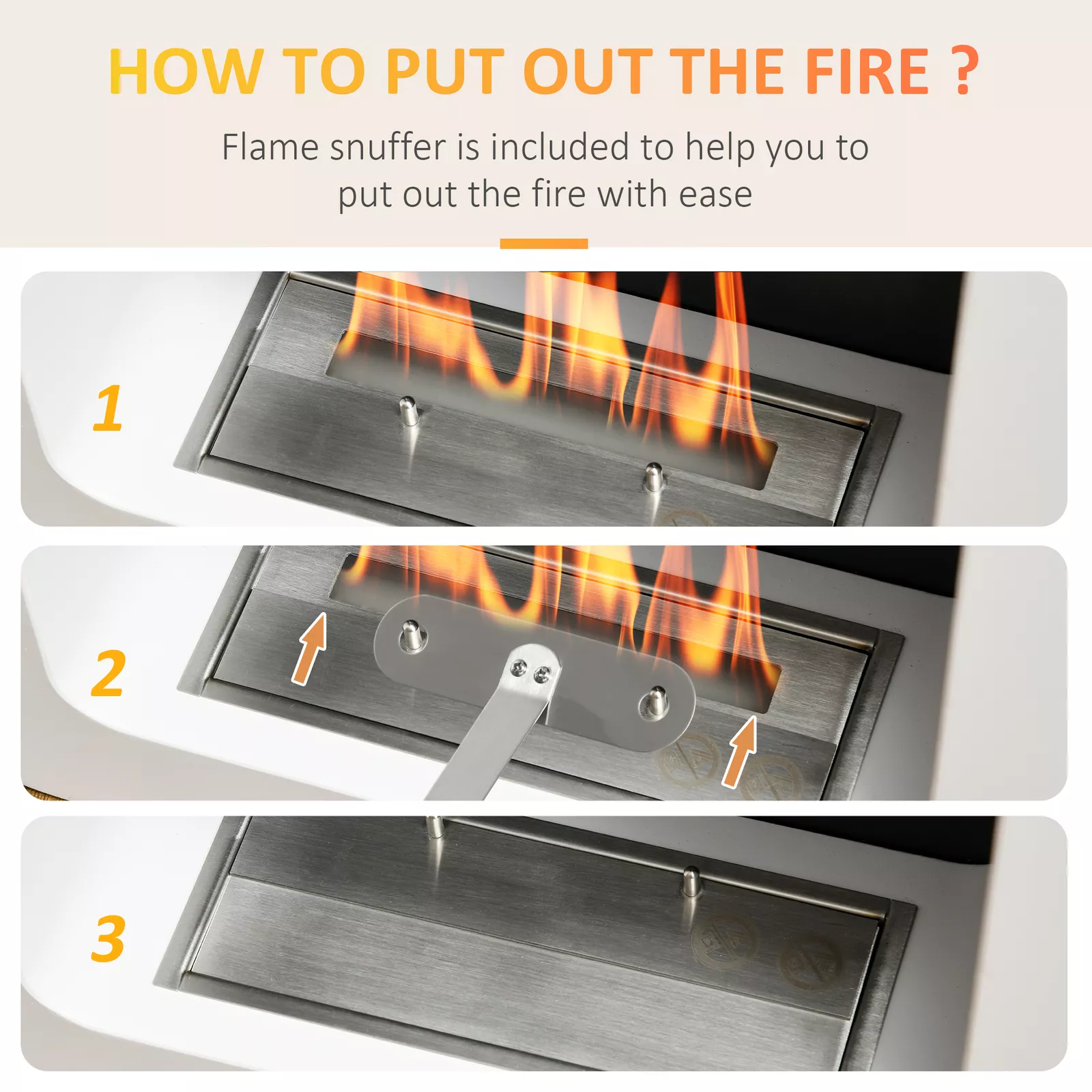 Wall Mounted Bioethanol Gas Fireplace - Image 4