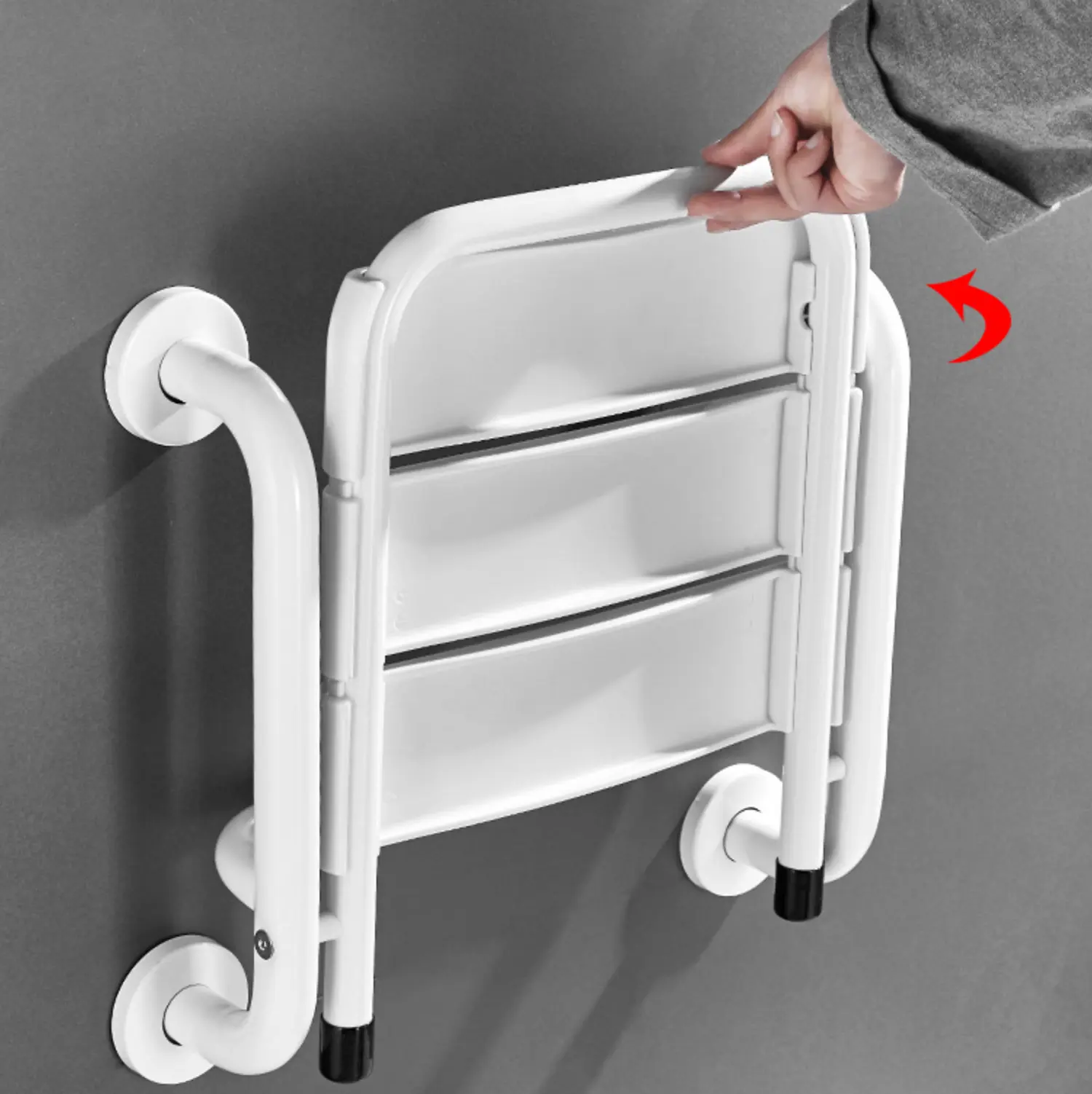Wall Mounted Folding Shower Seat - Image 2