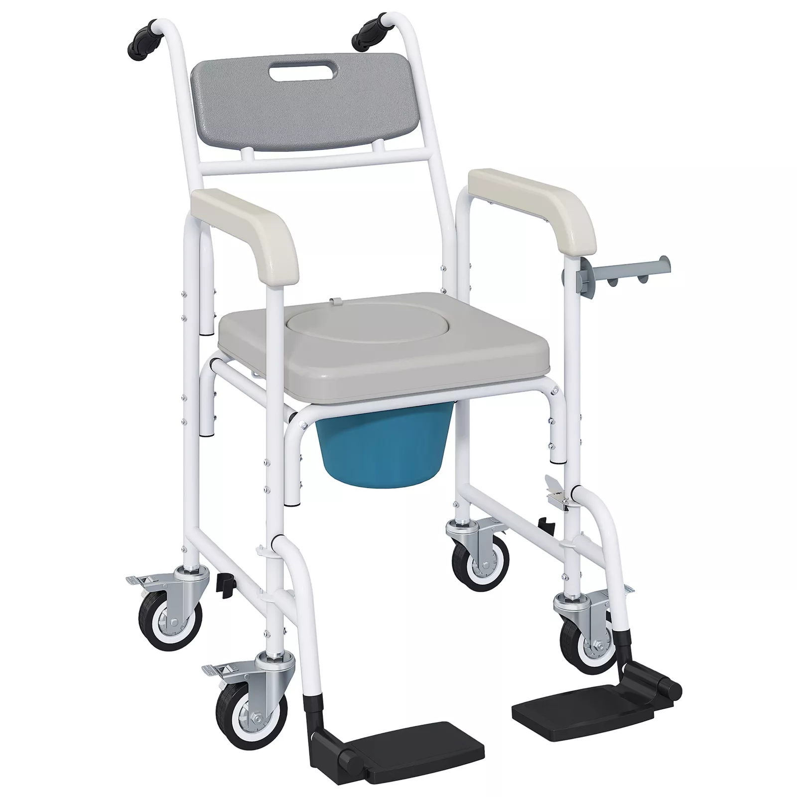 Waller Elderly Shower Commode Wheelchair - Image 8