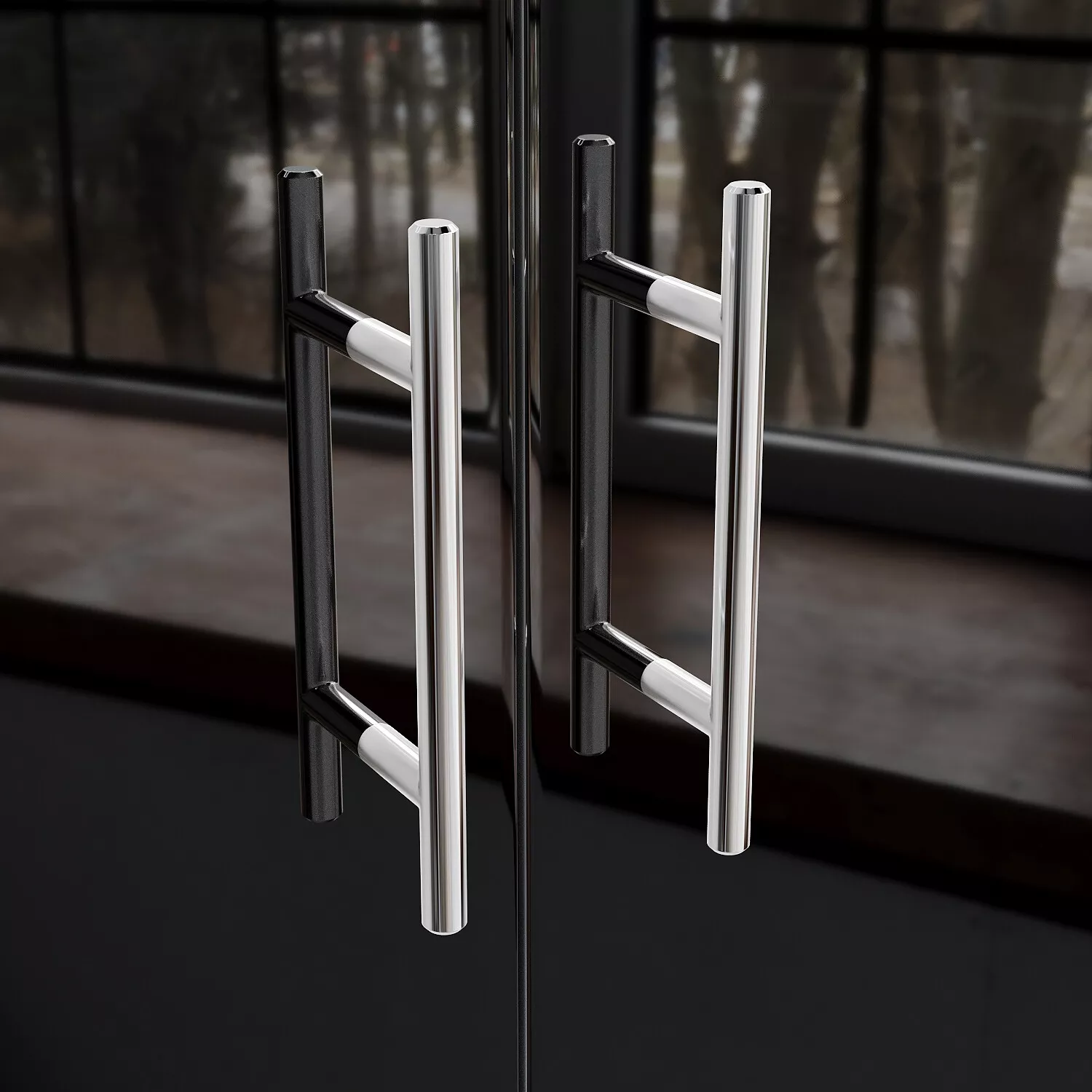 Wilson 3 Door High Gloss Wardrobe - Image 2