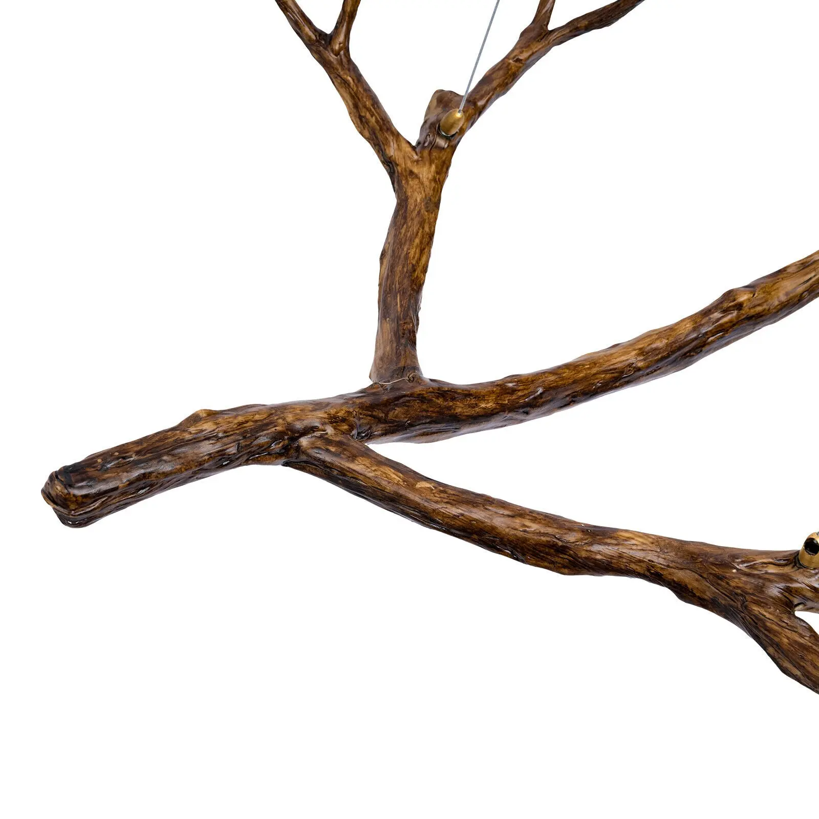 Wood Branch Bubble Dining Room Chandelier - Image 4