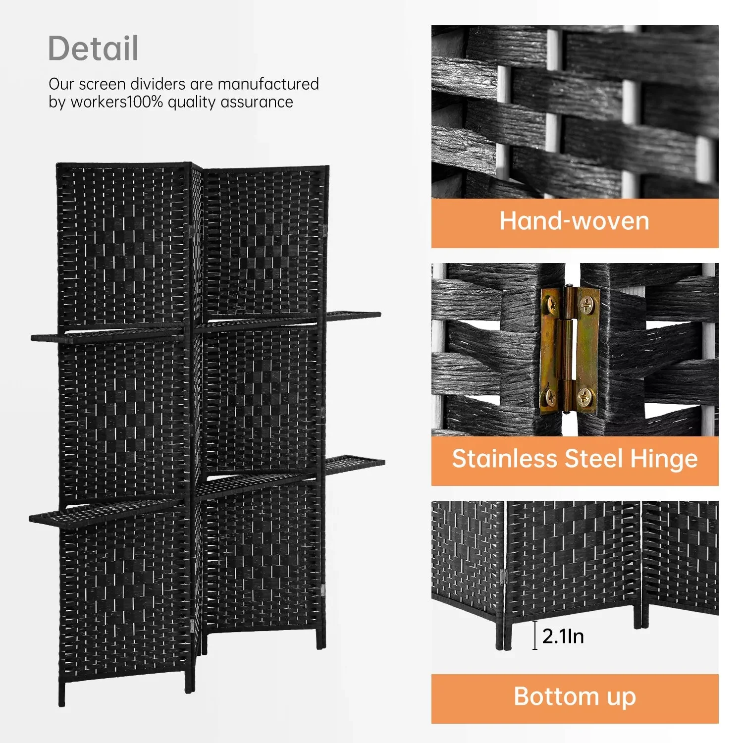 Wooden Room Dividers Partition Screen - Image 3