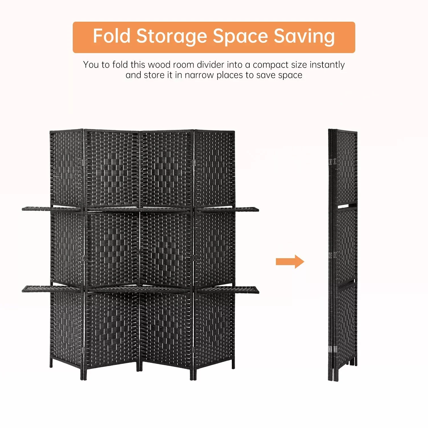 Wooden Room Dividers Partition Screen - Image 5