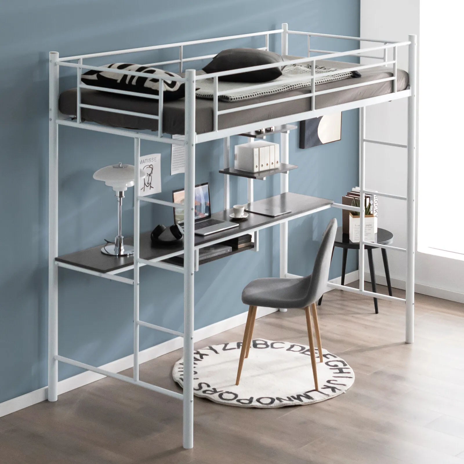Yash Metal High Sleeper Cabin Loft Bed
