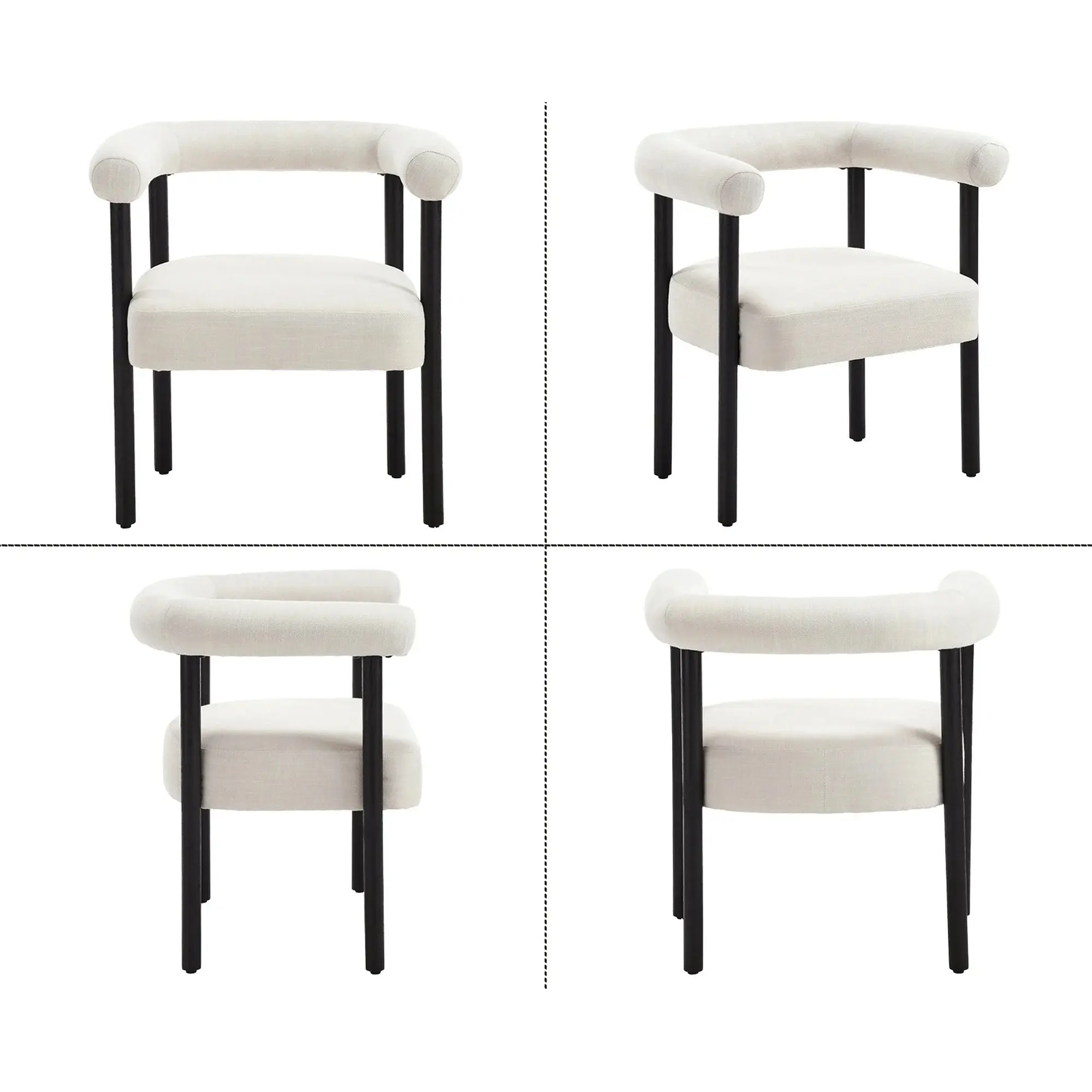 Yash Mid Century Dining Chair (Set of 2) - Image 4