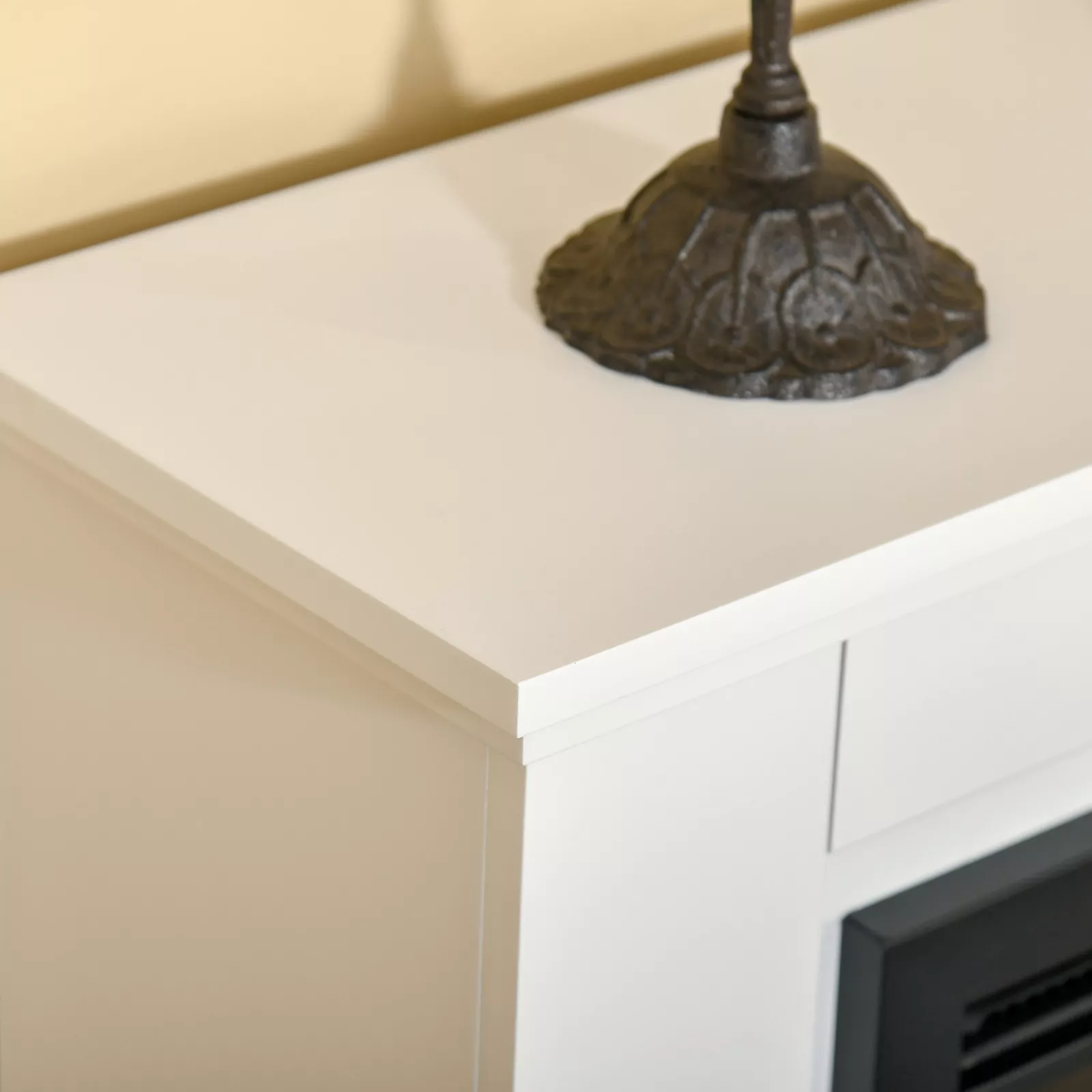 Zoe Free Standing Electric Stove Fire With Mantel - Image 7